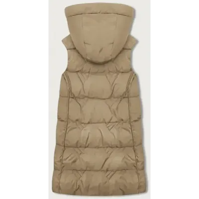 Dámská vesta s kapucí S'West MODA8175 cappuccino