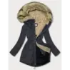Dámská zimní bunda parka MODA165 modrá