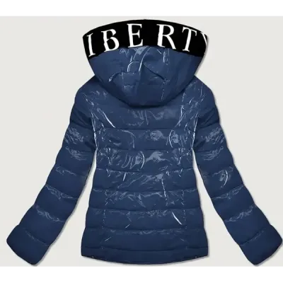 Dámská podzimní bunda MODA707  modrá