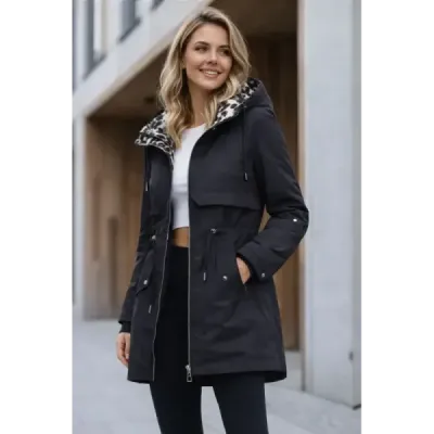 Dámská jarní bunda MODA8521 černá