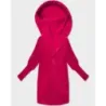 Alpaková bunda s kapucí, fuchsiová MODA19905