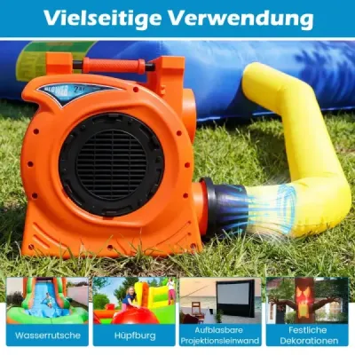 Komerční 2300W dmychadlo se 2 HP motorem a rukojetí dmychadla čerpadla Elektrický podstavec ventilátoru
