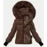Dámská zimní bunda S\'west MODA8303 čekoládová