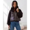 Tenká dámska bunda MODA114 čekoládová