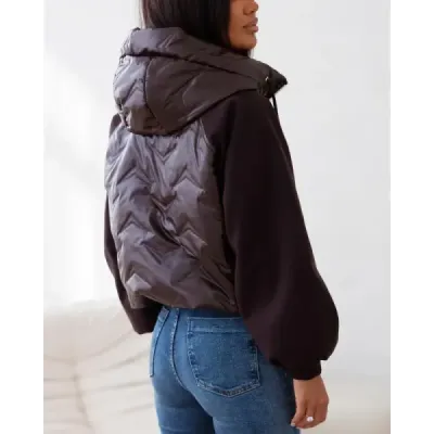 Tenká dámska bunda MODA114 čekoládová