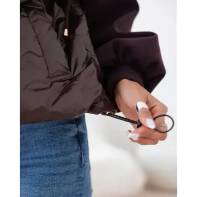 Tenká dámska bunda MODA114 čekoládová