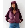 Tenká dámska bunda MODA114 bordová
