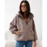 Tenká dámska bunda MODA114 cappuccino