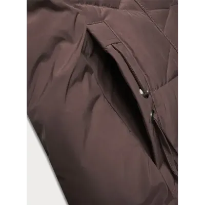 Dámská zimní bunda LHD MODA4580 hnědá