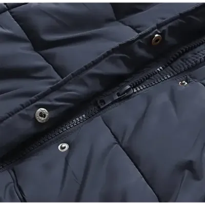 Dámská zimní bunda MODA757 tmavě modrá