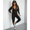 Dámská bavlněná sportovní souprava v černé barvě MODA1110