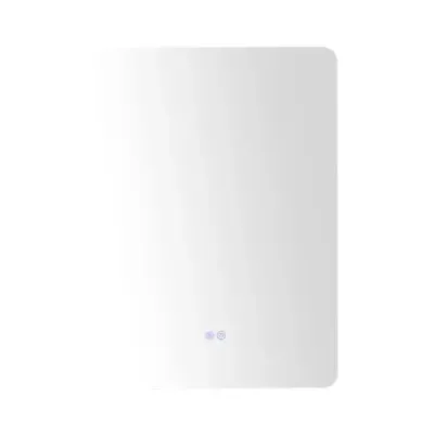 Koupelnové zrcadlo LED s osvětlením, dotykovým spínačem a paměťovou funkcí Nástěnné zrcadlo 70 x 50 cm
