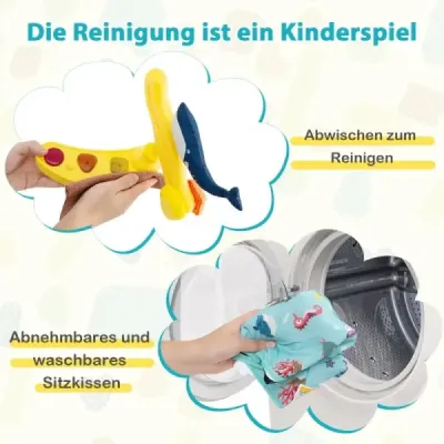 Dětské chodítko Baby Sky Jumperoo s nastavitelnou výškou a hračkami a hudebním boxem světle modré