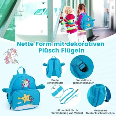 2-dílný dětský kufr + batoh 47 cm dlouhý kufr na kolečkách a 30 cm široký batoh 12"+18" astronauti
