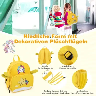 2-dílný dětský kufr + batoh 47 cm dlouhý kufr na kolečkách a 30 cm široký batoh 12"+18" astronauti