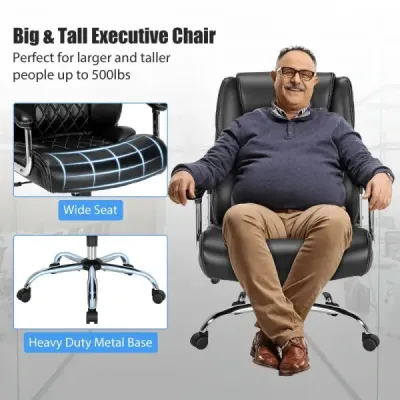 Manažerská židle ergonomická kancelářská židle s nosností až 225 kg kancelářská židle s houpací funkcí