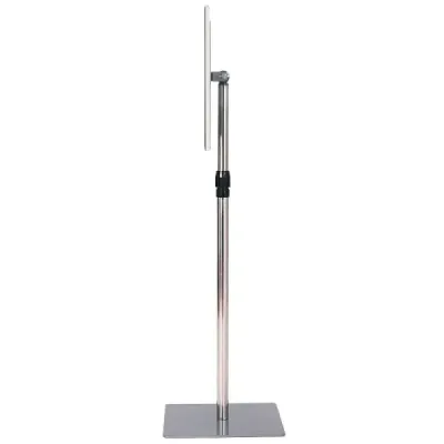 Informační stojan DIN A4 Výškově nastavitelný Odnímatelný stojan na plakáty Stříbrná/Černá 33 x 24 cm-Černá