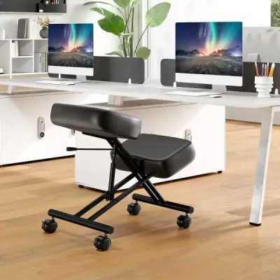 Ergonomická kolenní stolička s úhlovým sedákem pro úlevu od bolesti Ortopedická kancelářská židle
