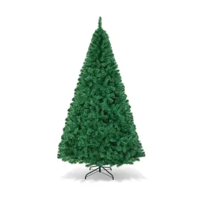 Vánoční stromek Umělý vánoční stromeček s kovovým stojanem 150-240 cm Zelený-240 cm