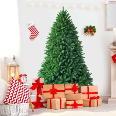 180 cm Umělý vánoční stromek PVC jehly Umělý stromek Zelený