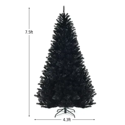 225 cm umělý vánoční stromek umělý stromek Vánoční ozdobný stromek černý
