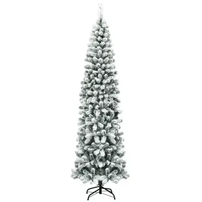 Umělý zasněžený vánoční stromek se 461 větvemi o rozměrech 225 cm