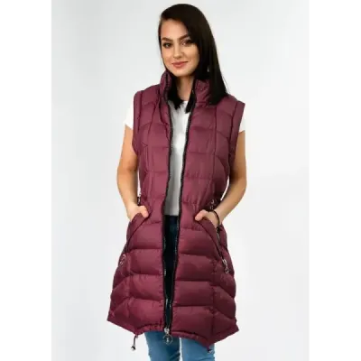 Dámská dlouhá zimní bunda MODA769 bordó Dámská dlouhá zimní bunda MODA769 bordó