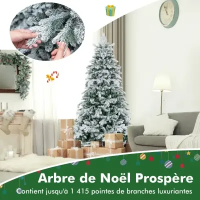 180 cm umělý vánoční stromek se světly a 260 LED diodami v teplé bílé
