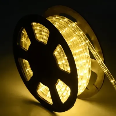 Vánoční osvětlení 10 m LED lanová svítidla pro venkovní i vnitřní teplé bílé