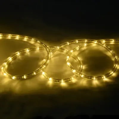 Vánoční osvětlení 10 m LED lanová svítidla pro venkovní i vnitřní teplé bílé