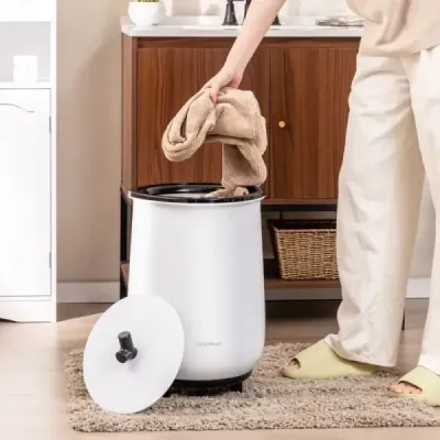 Elektrický ohřívač ručníků 23L se 3 úrovněmi ohřevu, sušička ručníků, černá