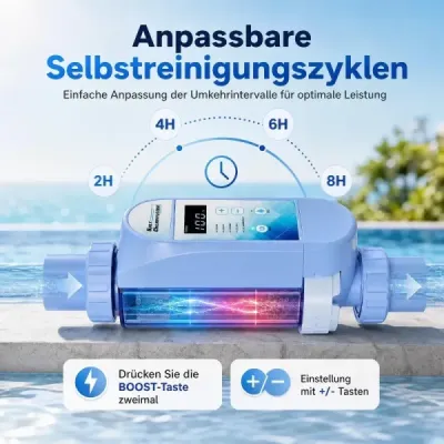 Automatický generátor chloru ze soli pro bazény do 18 m³ – systém chlorování solí pro bazény se slanou vodou
