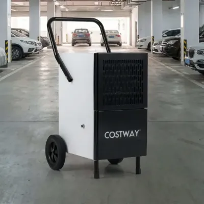 Odvlhčovač vzduchu pro komerční použití, 60 l/den, odvlhčovač pro prostory o rozloze 200 m², stavební odvlhčovač