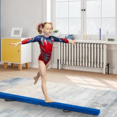 2.1M Balance Beam Gymnastický trénink Skládací odolný Fitness Black