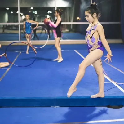 2.1M Balance Beam Gymnastický trénink Skládací odolný Fitness Black