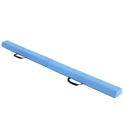 210 cm gymnastická kladina skládací gymnastická kladina protiskluzová kladina do 73 kg modrá