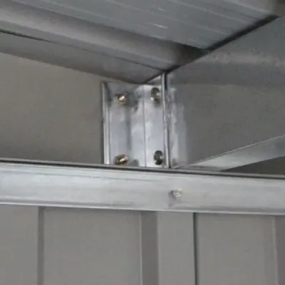 Kovový přístřešek na nářadí zahradní přístřešek na nářadí včetně základů pultová střecha 213 x 130 x 173 cm tmavě šedá