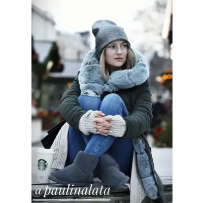 Dámská zimní bunda parka MODA793 karamelová