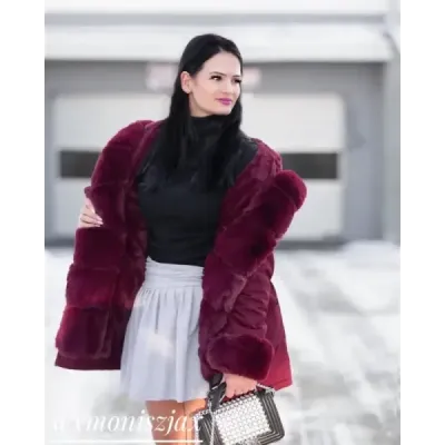 Dámská zimní bunda parka MODA793 karamelová