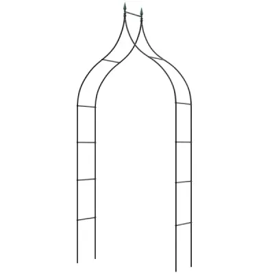 Oblouk s růžemi kovový zahradní oblouk v gotickém stylu oblouk s růžemi 125 x 39 x 287 cm