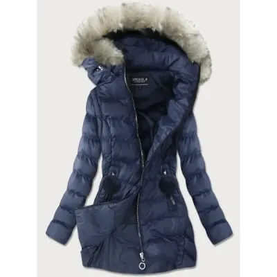 Dámská zimní bunda MODA761 modrá