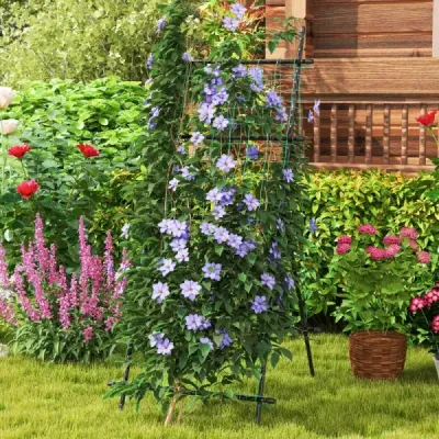Mřížka na okurky o rozměrech 190 cm × 80 cm pro vyvýšený záhon