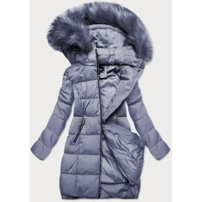 Dámská zimní bunda MODA702 fialová