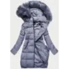 Dámská zimní bunda MODA702 fialová