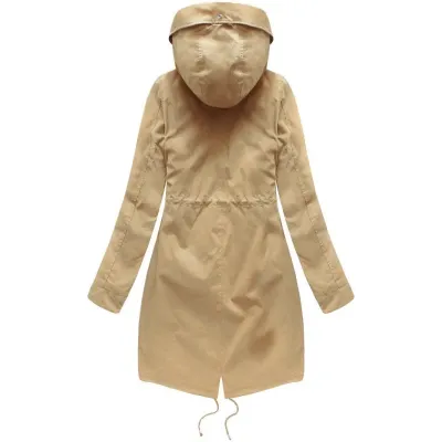 Dámská zimní bunda parka MODA626BIG béžová