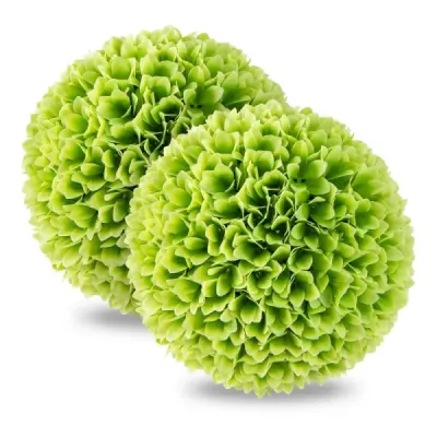 2 koule ze zimostrázu UV odolné dekorativní koule topiary umělá rostlina dekorativní rostlina Ø28 cm zelená