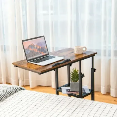 Stůl na notebook s nastavením výšky a sklonu 3 úrovně boční stůl vintage