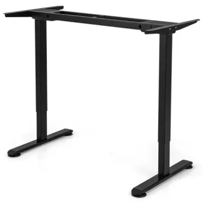 Elektrický dvoumotorový rám stolu Výškově nastavitelný rám stolu 109-151 x 59 x 70-120 cm Černá barva