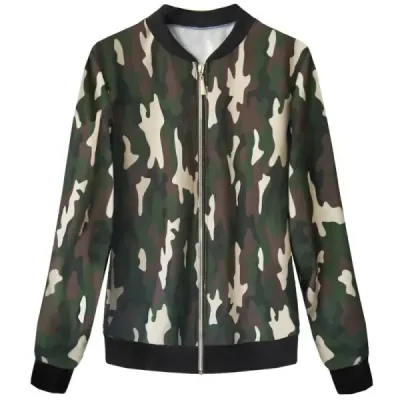 Dámská mikina typu bomber MODA261 řasenka
