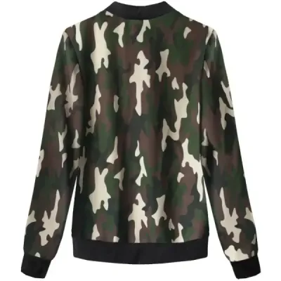 Dámská mikina typu bomber MODA261 řasenka